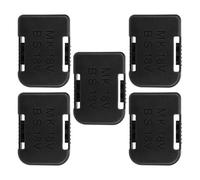 Estante de pared de bloqueo para baterías BL1430/BL1830B de 14,4 V/18 V, 5 unidades, solución de almacenamiento de batería de herramientas