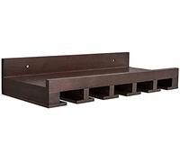 Estante de pared de madera maciza para botellas de vino, estante de pared para el hogar, sala de estar, estante creativo para botellas de vino B