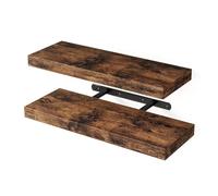 Estante de pared de madera natural flotante de carga pesada estantes de exhibición de madera para hogares decoraciones baño cocina exposición rural estantes decorativos dormitorio dormitorio