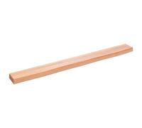 Estante de pared de roble macizo marrón claro de 100 x 10 x 4 cm tratado para mayor durabilidad, perfecto para almacenamiento y decoración del hogar