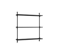 Estante de Pared Estándar Negro/ Negro