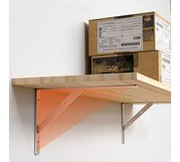 Estante de pared Estante de almacenamiento de garaje Estantes flotantes montados en la pared, Estantes de madera versátiles Estantería flotante, Electrodomésticos y equipos Estantería de metal