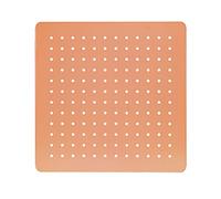 Estante de Pared, Estante Flotante de Malla de Hierro Forjado, Utilizado para Libros de Oficina, Pantalla de Notas, Capacidad de Carga de Aproximadamente 15 Kg/Rojo ladrillo / 36.5x36.5cm