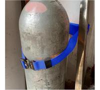 Estante de pared for almacenamiento de cilindros de gas for salas de emergencias, ligero y con correas ajustables.(Blu,9.4 inches(2 pc))