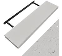 CASARIA Estantería para Pared Baldas Flotantes 90cm Fijación Invisible Repisa Multiusos Estante Madera