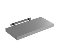 Estante de pared MDF gris 50cm incl soporte fijación