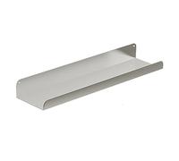 Estante De Pared Metal Negro, Blanco, Plateado, Dorado, Estanterias Metalicas De Pared Baldas para Salón, Dormitorio, Recibidor, Ducha, Oficina, Estanteria Baño(Silver,60x12cm)