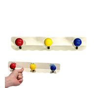 Estante de pared para abrigo, gancho de baño, percha de pared, impuesto de alto rendimiento para perchas de toallas, ropa de almacenamiento decorativa, sombreros, toallas, carteras, bolsos, batas