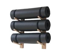 Estante de Pared para esterillas de Yoga, un Soporte Que Ahorra Espacio para Guardar esterillas de Yoga y Rodillos de Espuma, Disponible en 3/6/9 Niveles, un Accesorio Esencial para el fitne