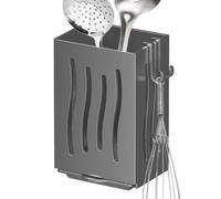 Estante de pared para palillos - Organizador independiente para cubiertos, almacenamiento de utensilios multifuncional | Para cucharas y palillos, mantiene secos los utensilios de cocina, estante dura