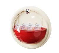 Estante de Pared para perfumes, Estante de exhibición de Botellas de, con Compartimentos giratorios, Organizador de muestras para el Cuidado de la Piel, tocador, baño, Dormitorio, Sala de Estar