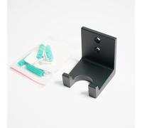 Estante de pared para portafiltros de café sin fondo para portafiltros de café de 51 mm/54 mm/58 mm, color negro o estante de almacenamiento para prensador de espresso, máquinas plateadas (A)