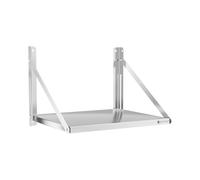 Estante de pared - plegable - 60 x 45 cm - 40 kg - acero inoxidable | Royal Catering