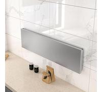 Estante de pared plegable de acero inoxidable, mesa de comedor montada en la pared, estantes comerciales para servir, para remolques, ventanas, restaurante, cocina, garaje(L90xW40cm/L35xW16in)