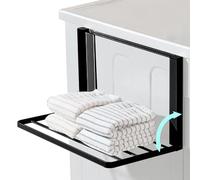 Estante de Pared Plegable magnético - Estante de Almacenamiento Que Ahorra Espacio para Cocina, baño, Cuarto de Lavado | Organizador de Soporte Plegable sin taladrar para Lado de, Dormitorio o