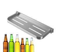 Estante de pared plegable para baño - Aluminio 30x13.5x3 cm, soporte de optimización del espacio, organizador de paneles de almacenamiento | Perfecto para el almacenamiento interior de las ca