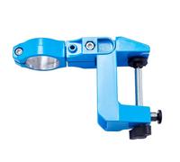 Estante de perforación eléctrico, soporte de perforación eléctrico - Soporte de taladro ajustable de metal para banco - Soporte de amoladora de aleación de aluminio, soporte de rotación de 360 grados