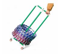 Estante De Plástico For Almacenamiento Círculos Fitness, Carrito Organizador Circular, Exhibición Equipos Deportivos Livianos, For Redondos Con Un Diámetro 40-75 Cm(Green,Compatible Diam 55cm)