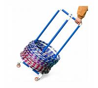 Estante De Plástico For Almacenamiento Círculos Fitness, Carrito Organizador Circular, Exhibición Equipos Deportivos Livianos, For Redondos Con Un Diámetro 40-75 Cm(Blue,Compatible Diam 55cm)
