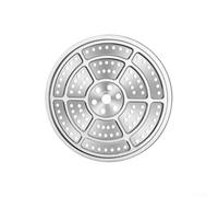 Estante de presión para cajones de vapor, estante de olla de presión de acero inoxidable, estante para tanque de baño de agua, suministros de conservas (23,7 cm)