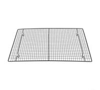 Estante de refrigeración de metal para cocina para hornear pasteles y alimentos a la parrilla, diseñado para la circulación del aire y enfriamiento rápido (46 x 26 cm)
