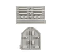 Estante de resina multicapa de silicona, moldes para manualidades, exhibición de maquillaje, textura de silicona para estantes de exhibición de maquillaje, estante creativo