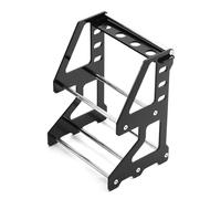 Estante de rueda de metal acrílico de grado profesional para coches de carretera a escala 1/10, solución de almacenamiento seguro, absorción de vibraciones, control remoto, accesorios de coche