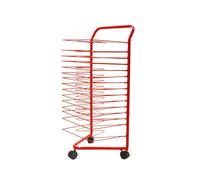 Estante de secado de arte de 16 niveles para carteles, pinturas y manualidades, ideal para estudios, jardines de infantes, galerías, uso doméstico (55 x 85,5 x 44 cm)