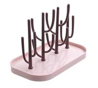 Estante de secado de biberones, soporte para secadora de biberones | Estante de secado de botellas con bandeja de soporte de alta capacidad para biberones, tetinas, tazas y piezas de bomba