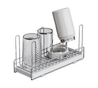 Estante De Secado De Botella De Agua - Soporte De Vidrio De Acero Inoxidable Y Drenador | Organizador De Tazas, Vasos, Botellas Y Vasos | Sala De Almacenamiento De Lavado De Rescate Para Cuenta