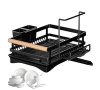 Estante de secado de cocina desmontable grande - Fregadero multifuncional para el hogar, apartamento, caravana, camping, restaurante - Solución de ahorro de espacio para encimera y armario