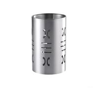 Estante de secado de encimera para utensilios de cocina, elegante soporte de acero inoxidable para tenedores, cucharas y herramientas de cocina (plata B)