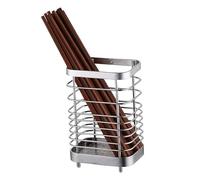 Estante de secado de utensilios, cesta de secado de cubiertos de acero inoxidable utensilios de cocina organizador de utensilios de cocina secado Caddy Silverware Caddy encimera para la cocina