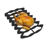 Estante de silicona para - Rejilla de silicona para carne de pollo | Drenajes antiadherentes para aceite, herramienta doméstica para enfriar al vapor, hornear, a la parrilla, cocinar y