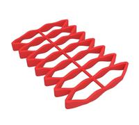 Estante de silicona para - Soporte de silicona para | Soporte antiadherente para horno sartén | Bandeja antiadherente resistente a la temperatura, fácil de limpiar para drenar aceite