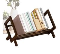 Estante de soporte de libros de tabla - Estante de ensayo de ahorro de espacio, almacenamiento abierto para materiales de aprendizaje, de almacenamiento inclinable para lectura y discos | Área