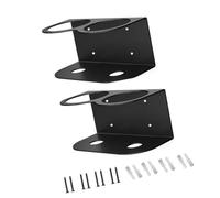 Estante de soporte para botellas de rociador de montaje en pared Organizadores de pared de garaje para botellas y latas de rociador Estante de soporte de instalación rápida con doble orificio