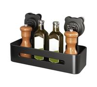 Estante de succión de ducha, sin taladro, estante de almacenamiento de baño, organizador de ducha, para taza, champú, maquinilla de afeitar, teléfono, cocina, apartamento, puerta, esquina