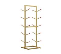 Estante De Suelo For Patinetas De 4, 5, 6 Y 7 Niveles, Expositor For Tablas De Surf Y Esquí, Estante De Doble Cara For Equipos Deportivos, For Casas, Garajes, Clubes Y Tiendas(Gold,110x45x37cm)