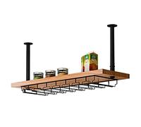 Estante De Techo Colgante, Estante Y Estantes De Almacenamiento De Techo Suspendido, para Bares/Restaurantes/Cocinas Soporte Decorativo para Flores/Estante para Vino (Tamaño: 120 Cm)