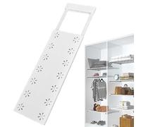 Estante de tensión Armario Closet Establecimiento de estante, almacenamiento de armario de divisor de barra expandible | No hay barra de estantería telescópica, diseño de ahorro de espacio para la org