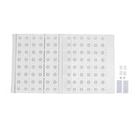 Estante de tensión para armario expandible, estante de almacenamiento ajustable para armario, organizador de estantes expandible sin taladrar para gabinete, ropero, alacena y baño (51 a 72 cm/20,1 a