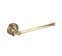 Estante De Toalla De Latón Antiguo Barra De Toalla De Baño Montaje En Pared Barra De Un Solo Hogar Estante De La Suspensión De La Ropa para La Decoración del Baño