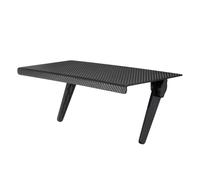 Estante de TV - Estante para consola multimedia, soporte ajustable para monitor | pantalla de 13 pulgadas, estante de almacenamiento para laptop, enrutador electrónico, barra de sonido