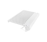 Estante de TV, soporte de almacenamiento superior ajustable para monitor, 6.1 x 4.33 x 0.91 pulgadas, soporte de exhibición sin taladro para dispositivos multimedia, teléfono, laptop, cámara, consola