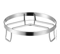 Estante de vapor de acero inoxidable 304 para ollas, inserto de vapor de cocina de varios tamaños con patas elevadas, compatible con ollas arroceras y ollas a presión (A)