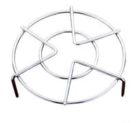 Estante de vapor de acero inoxidable de 17 cm, soporte de cocina plegable para insertar en ollas, cesta de vapor de verduras, herramienta de cocina, plata (15 cm)