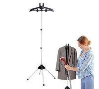 Estante de vapor para ropa, soporte flexible para vaporizador, colgador de ropa de mano para vaporizar ropa, soporte telescópico plegable para vaporizador, accesorios verticales para el hogar