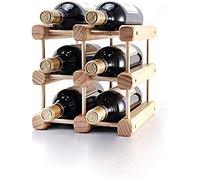 Estante de vino apilado montado en la pared, estante de almacenamiento para botellas de vino, 3 se pueden apilar, apilables, estantes para botellas de vino, estantes independientes, estante de