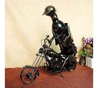 Estante de vino creativo estilo motocicleta estilo botellero decoración muebles decoración de hierro botellero de vino contenedor de vino decoración del hogar hierro artesanía regalo artesanía adorno